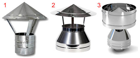 Этапы эволюции дымового дефлектора от простого зонтика к дефлектору ЦАГИ